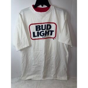 Sugar‎ Creek Bud Light Beer Graphic Print T-Shirt XL Vintage Single Stitch USA
